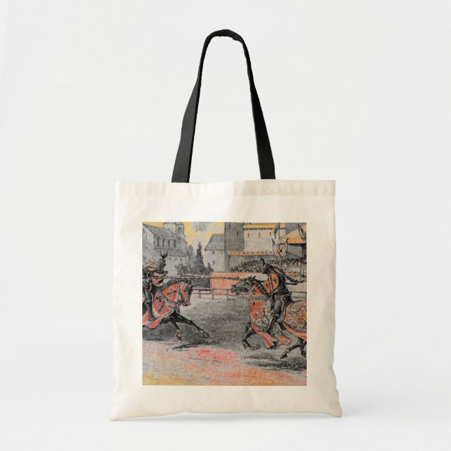Medieval Knight Jousting Bag Tygkasse (Framsidan)