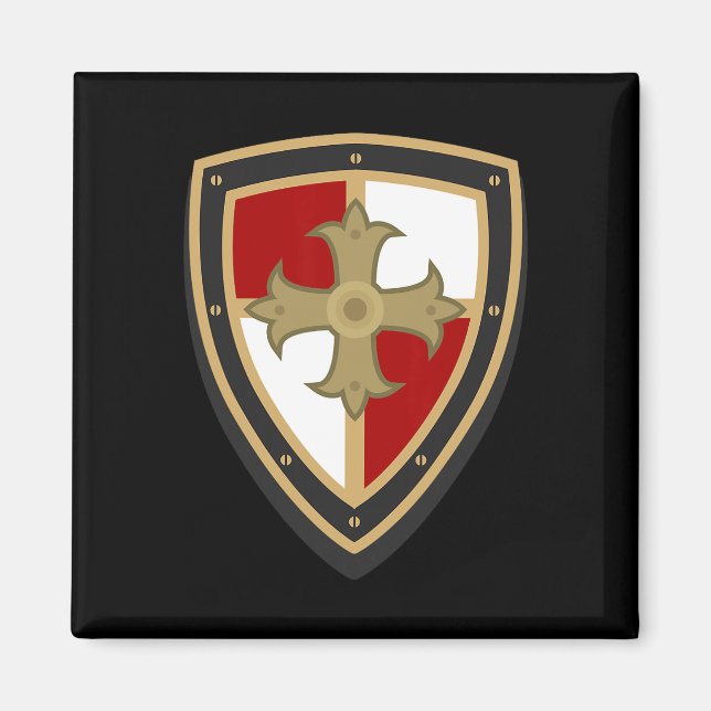 Medieval Knight - Medieval Renaissance Tunisic Magnet (Framsidan)
