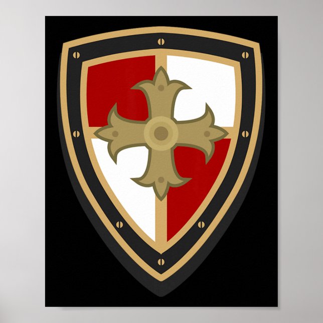 Medieval Knight - Medieval Renaissance Tunisic Poster (Framsidan)