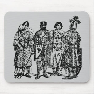 Medieval Knight Mouse Pad Musmatta