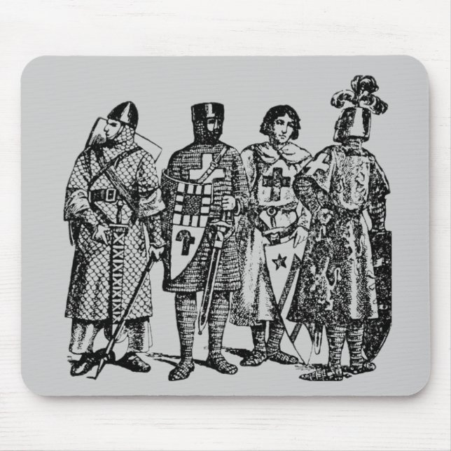 Medieval Knight Mouse Pad Musmatta (Framsidan)