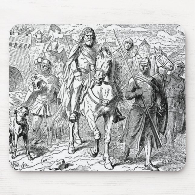 Medieval Knight Mouse Pad Musmatta (Framsidan)