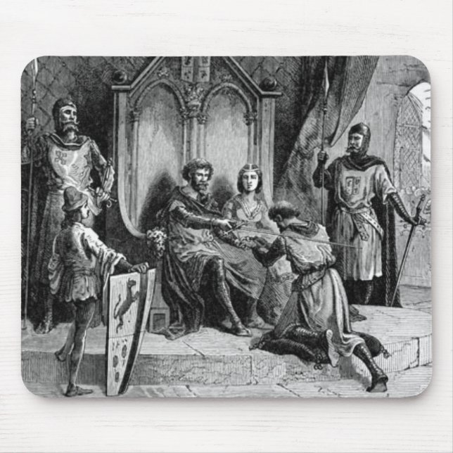 Medieval Knight Mouse Pad Musmatta (Framsidan)