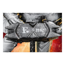Medieval Knight - Physics Made Easy Fototryck
