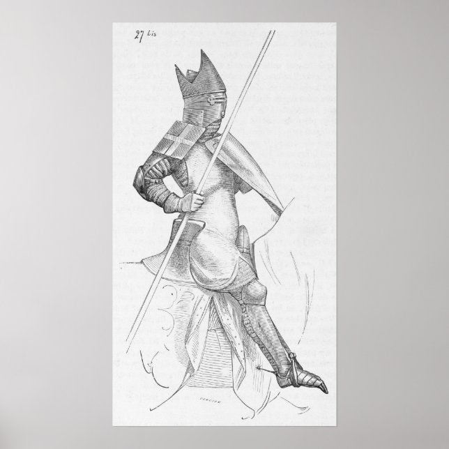 Medieval Knight Poster (Framsidan)
