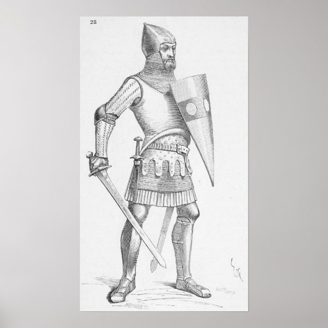 Medieval Knight Poster (Framsidan)