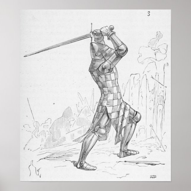 Medieval Knight Poster (Framsidan)