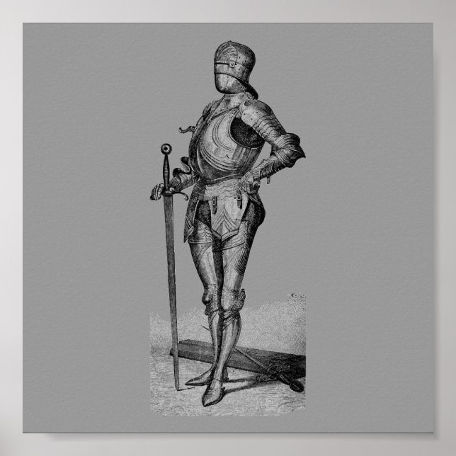 Medieval Knight Poster (Framsidan)