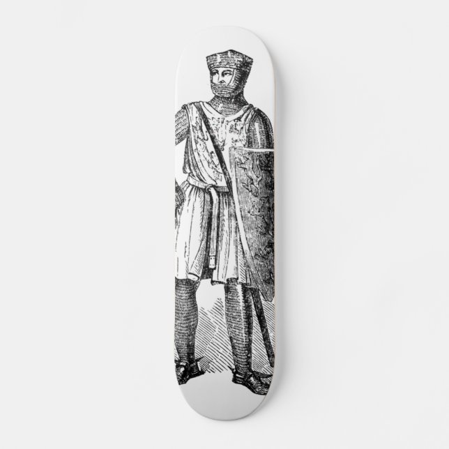Medieval Knight Skateboard Bräda 19,5 Cm (Framsida)