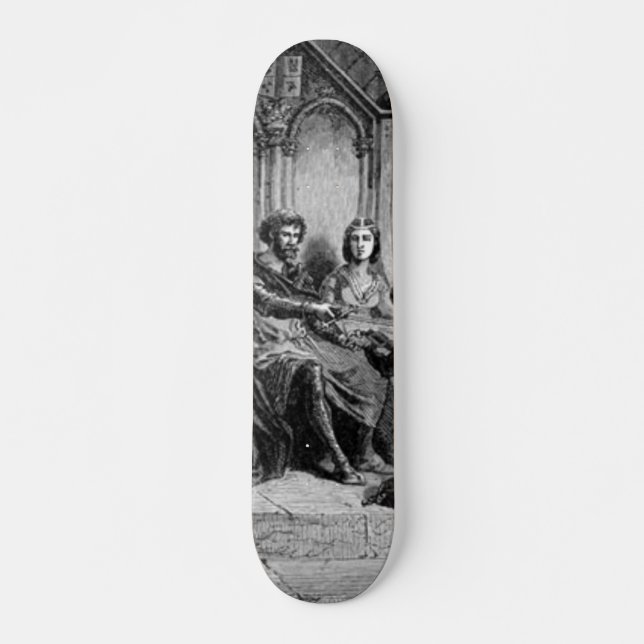 Medieval Knight Skateboard Bräda 20 Cm (Framsida)