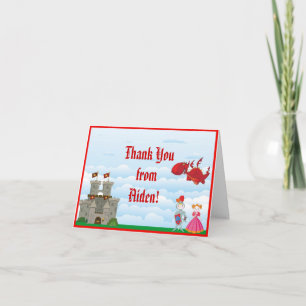 Medieval Knight Tackkort Card
