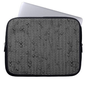 Medieval Knight Templar Chain Mail, effekt Laptop Sleeve