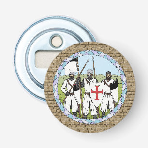 Medieval Knight Templar Flasköppnare