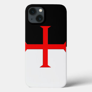 Medieval Knight Templar Kor Flagga