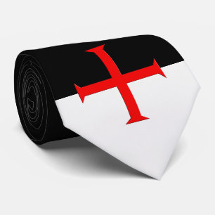Medieval Knight Templar Kor Flagga Slips