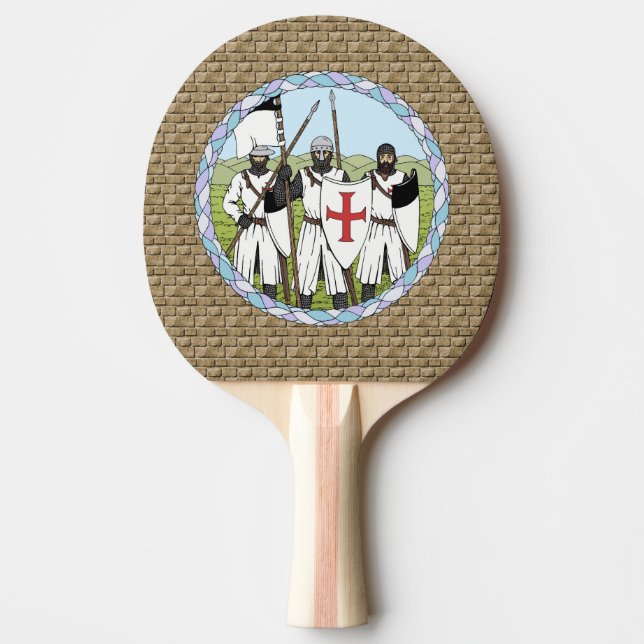 Medieval Knight Templar Pingisracket (Framsidan)