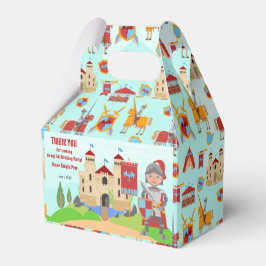 Medieval Knight Tournament Födelsedagsfest Presentaskar