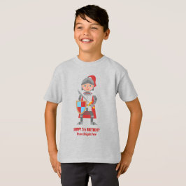 Medieval Knight Tournament Födelsedagsfest T Shirt