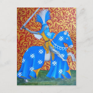 Medieval Knight Vykort