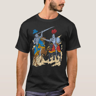 Medieval konkurrens om jousting av hästar1 t shirt