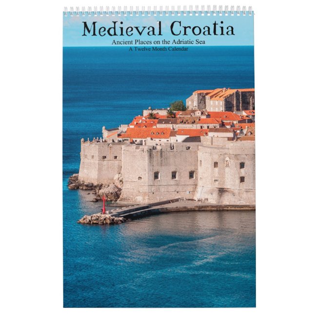 Medieval Kroatien Ancient Ställen på Adriatiska ha Kalender (Omslag)