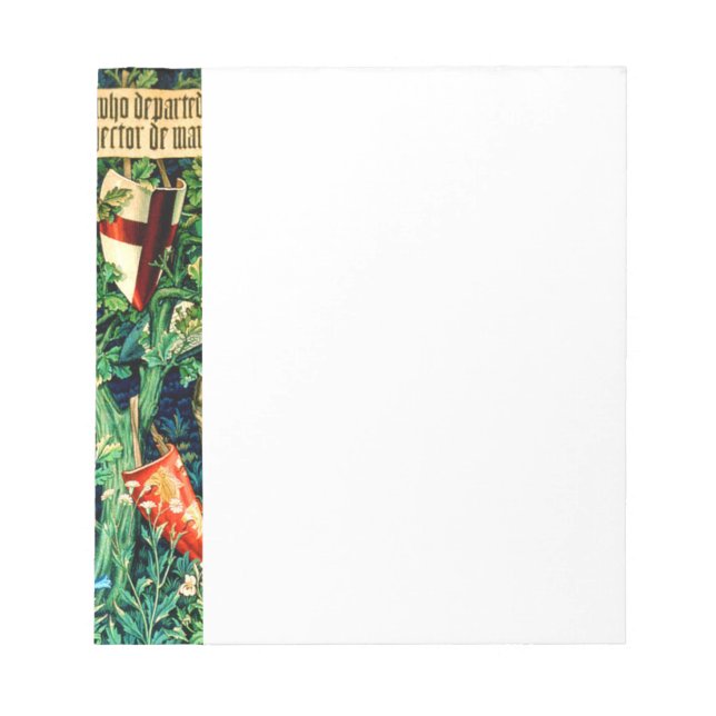 Medieval Kung Arthur William Morris Anteckningsblock (Framsida)