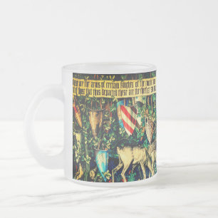 Medieval Kung Arthur William Morris Frostad Glasmugg