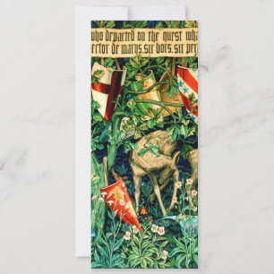 Medieval Kung Arthur William Morris Inbjudningar
