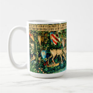 Medieval Kung Arthur William Morris Kaffemugg