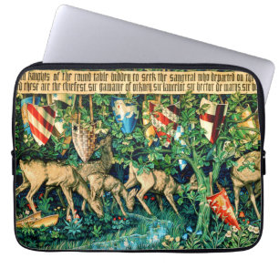 Medieval Kung Arthur William Morris Laptop Fodral