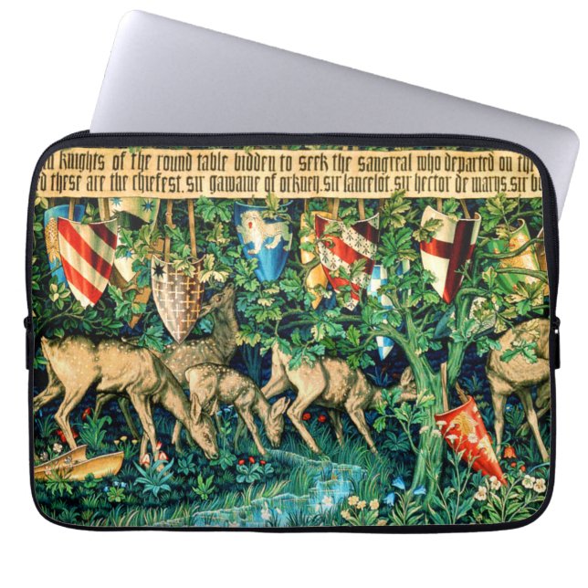 Medieval Kung Arthur William Morris Laptop Fodral (Framsidan)