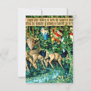 Medieval Kung Arthur William Morris OSA Kort
