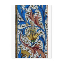 Medieval kvinnlig spinning med spindel och distaff