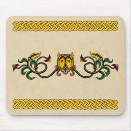 Medieval Lejon design, musknapp Musmatta