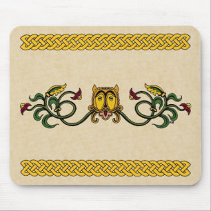 Medieval Lejon design, musknapp Musmatta
