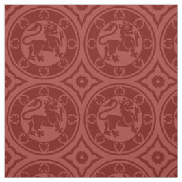 Medieval Lejon, Mörk Red Tyg