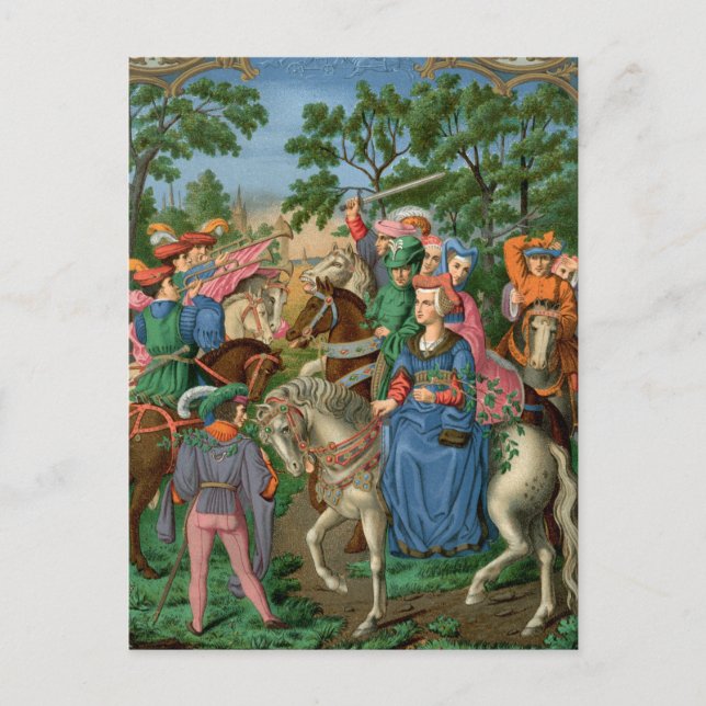 Medieval Life Vykort (Framsida)