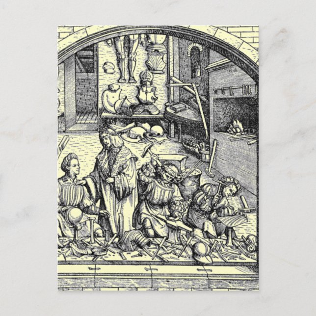 Medieval Life-vykort Vykort (Framsida)