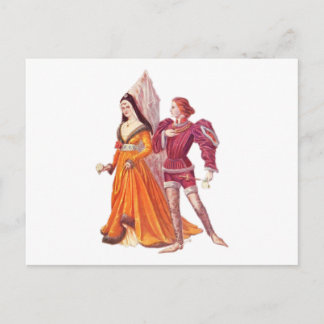 Medieval Lord and Dam Vykort