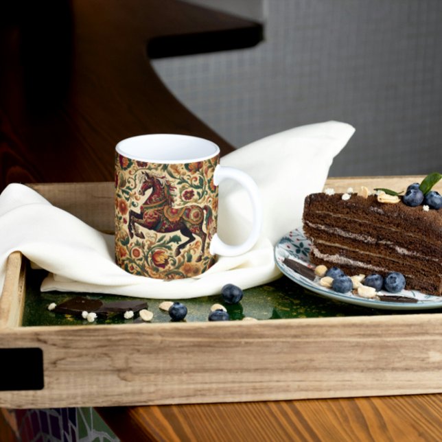 Medieval, magisk steg i Bloom Kaffemugg (Skapare uppladdad)