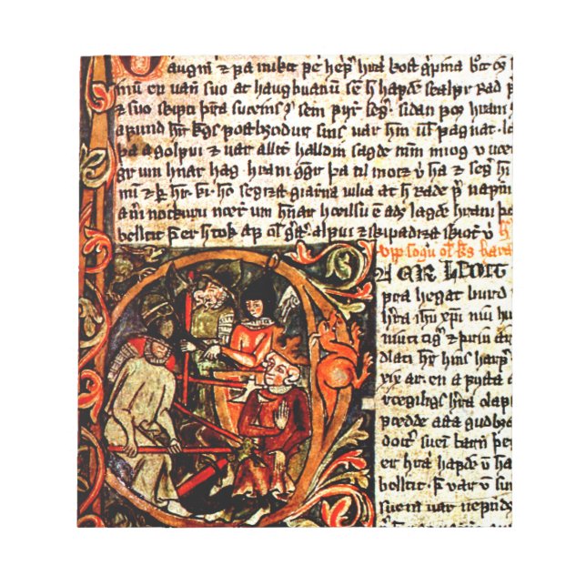 Medieval Manuscript-Anteckningsblock Anteckningsblock (Framsida)