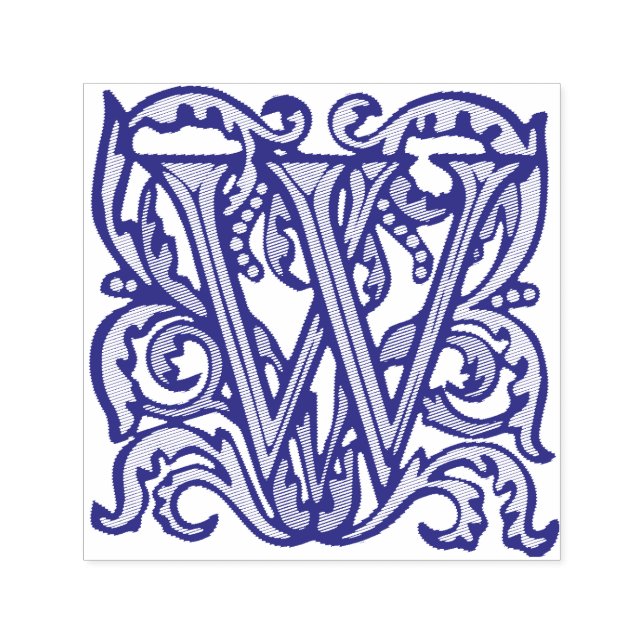 Medieval Manuscript Brev W Självfärgande Stämpel (Design)