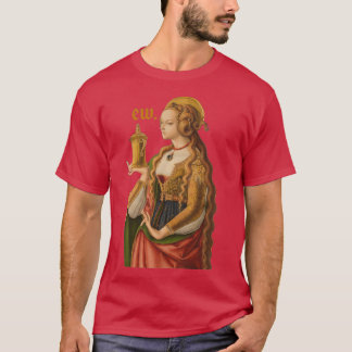 Medieval Mary Magdalene vid öga T Shirt