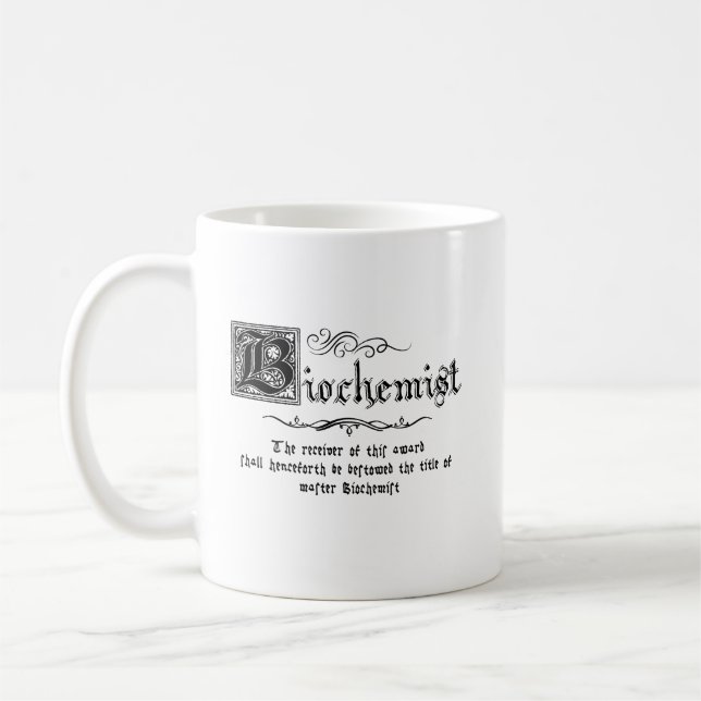 Medieval Master Biochemist T-Shirt Kaffemugg (Vänster)