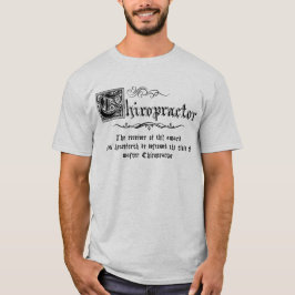 Medieval Master Chiropractor T Shirt