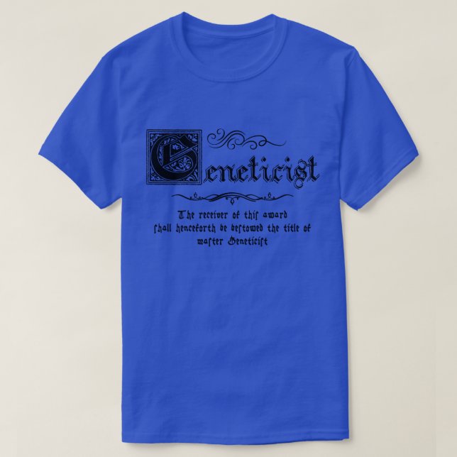 Medieval Master Geneticist T Shirt (Design framsida)