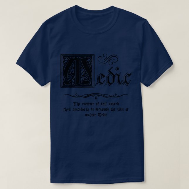 Medieval Master Medic T Shirt (Design framsida)