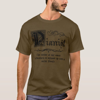 Medieval Master Pianist T Shirt