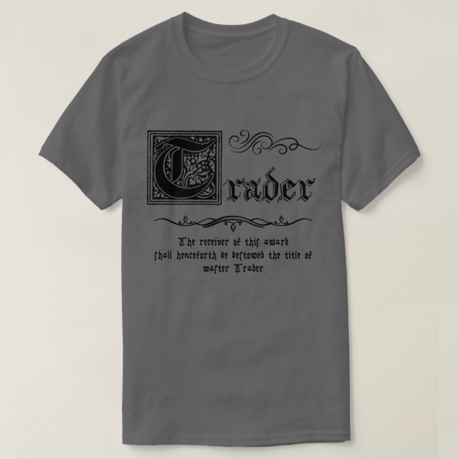 Medieval Master Trader T Shirt (Design framsida)