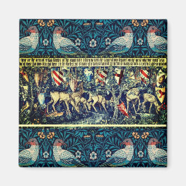 MEDIEVAL MATTA ELLER TAPESTRY FOR METALL DOLLHOUSU MAGNET